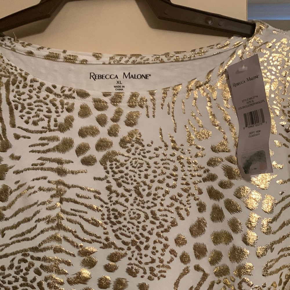 Rebecca Malone ladies dressy top XL